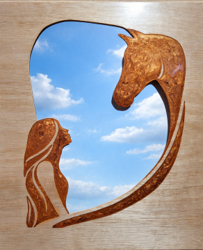 Horse mirror
