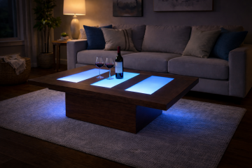 Led coffee table