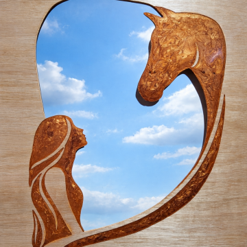 Horse mirror